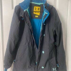 Under Armour Navy Jacket with Blue Accents